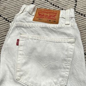 Levi’s 511 distressed jeans